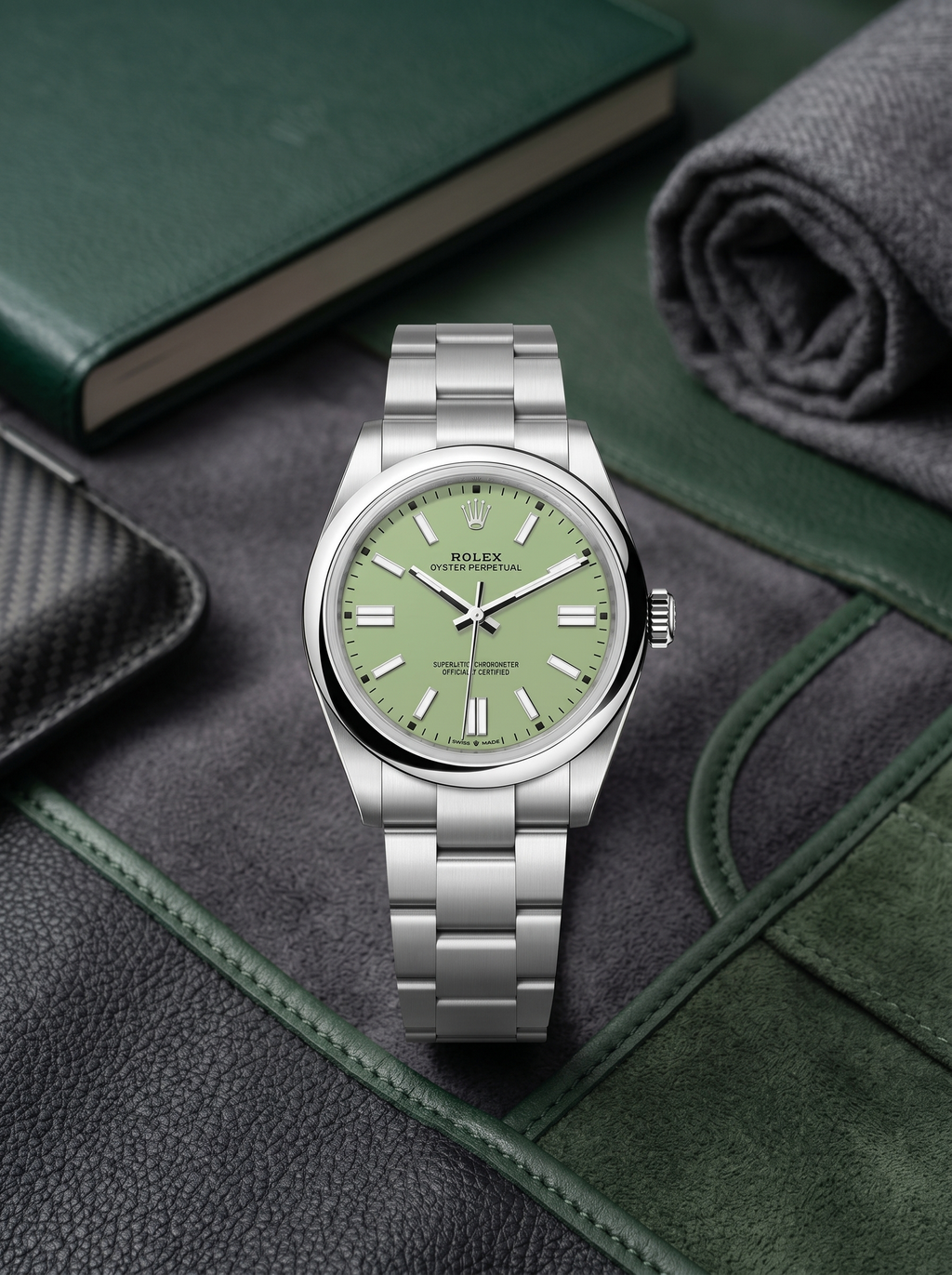 Rolex Oyster Perpetual 41 "Pistachio"