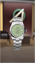 Rolex Oyster Perpetual 41 "Pistachio"