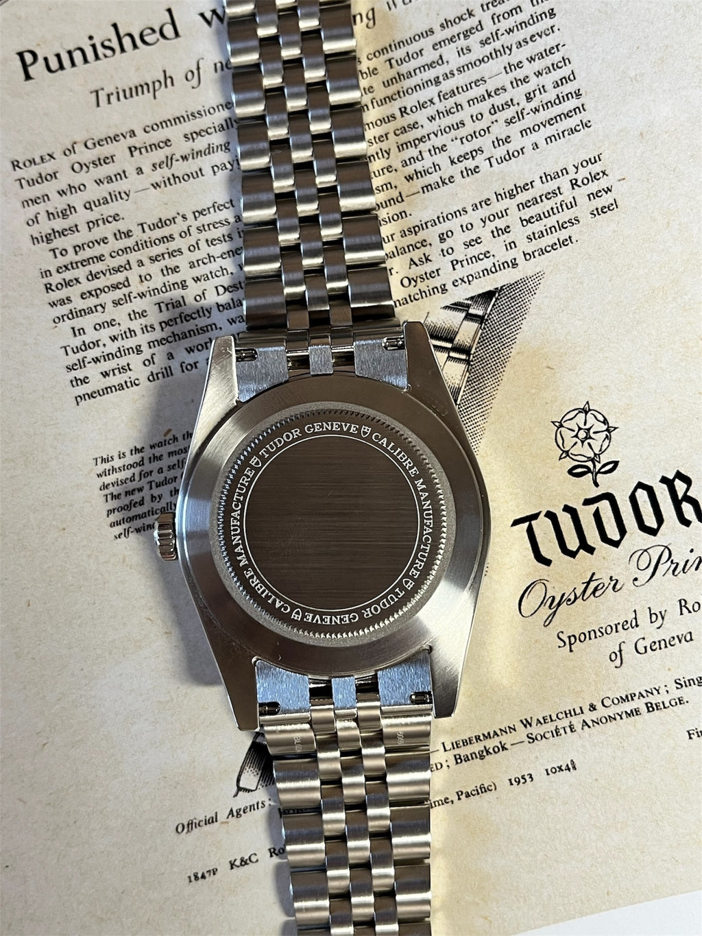 Tudor Black Bay 54 Lagoon Blue M79000-0001 fond de boite